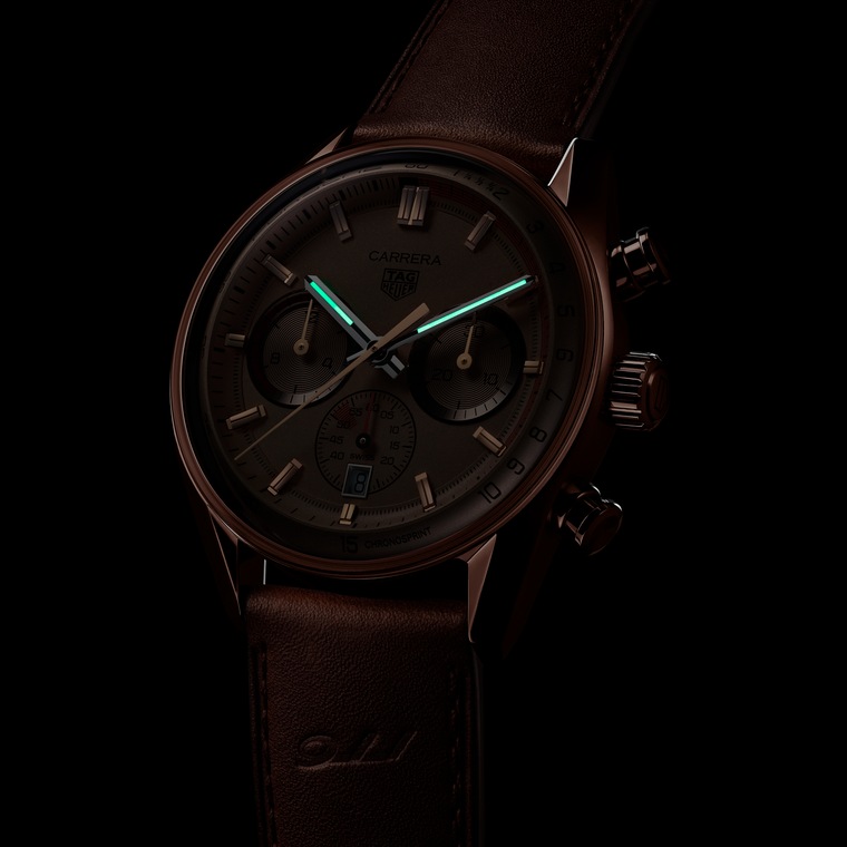 TAG Heuer TAG Heuer Carrera Chronosprint x Porsche Automático 42 mm Oro 5N CBS2040.FC8318 Ahorra y exporta