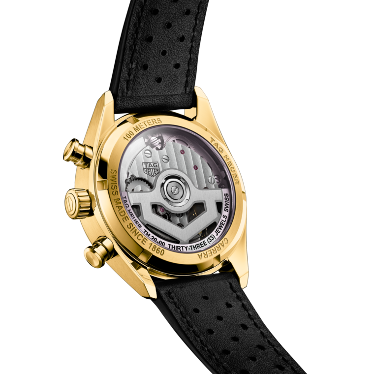 TAG Heuer TAG Heuer Carrera Chronograph Automático 39 mm Oro 3N CBS2240.FC8319 Libre de impuestos