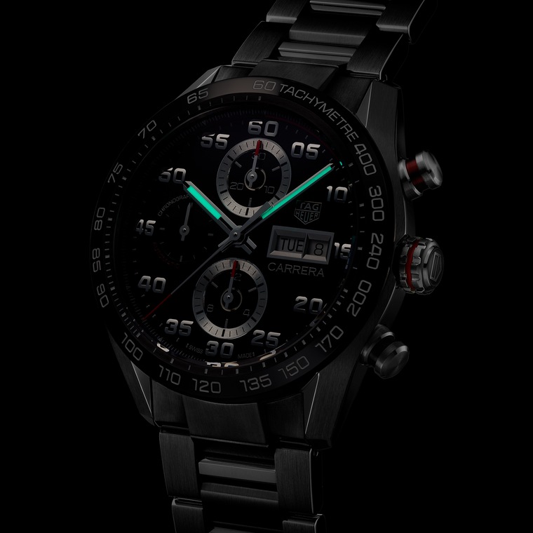 TAG Heuer TAG Heuer Carrera Chronograph Automático 44 mm Acero y cerámica CBN2A1AA.BA0643 Ventas relámpago