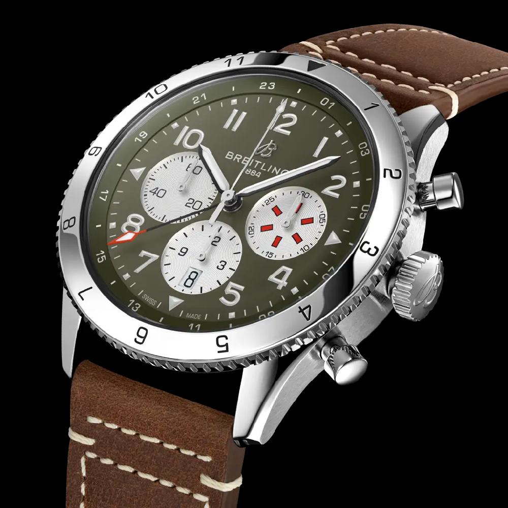 Breitling Super AVI B04 Chronograph GMT 46 Curtiss Warhawk Limitado a 3 días