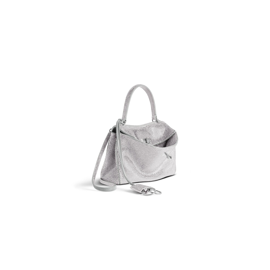 Balenciaga Minibolso De Mano Rodeo Con Estrás para Mujer en Gris Humo Oferta exclusiva