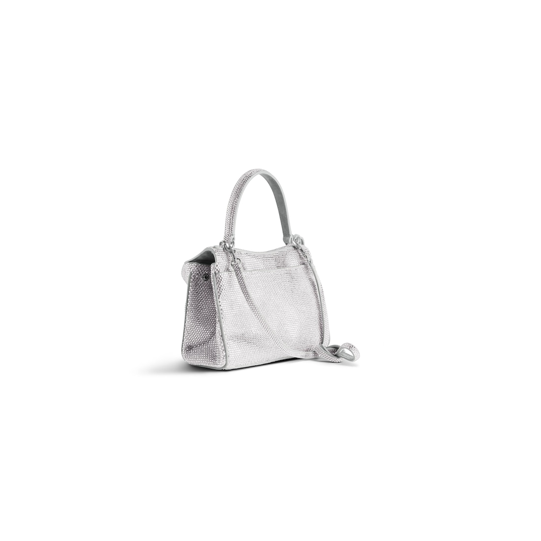 Balenciaga Minibolso De Mano Rodeo Con Estrás para Mujer en Gris Humo Oferta exclusiva