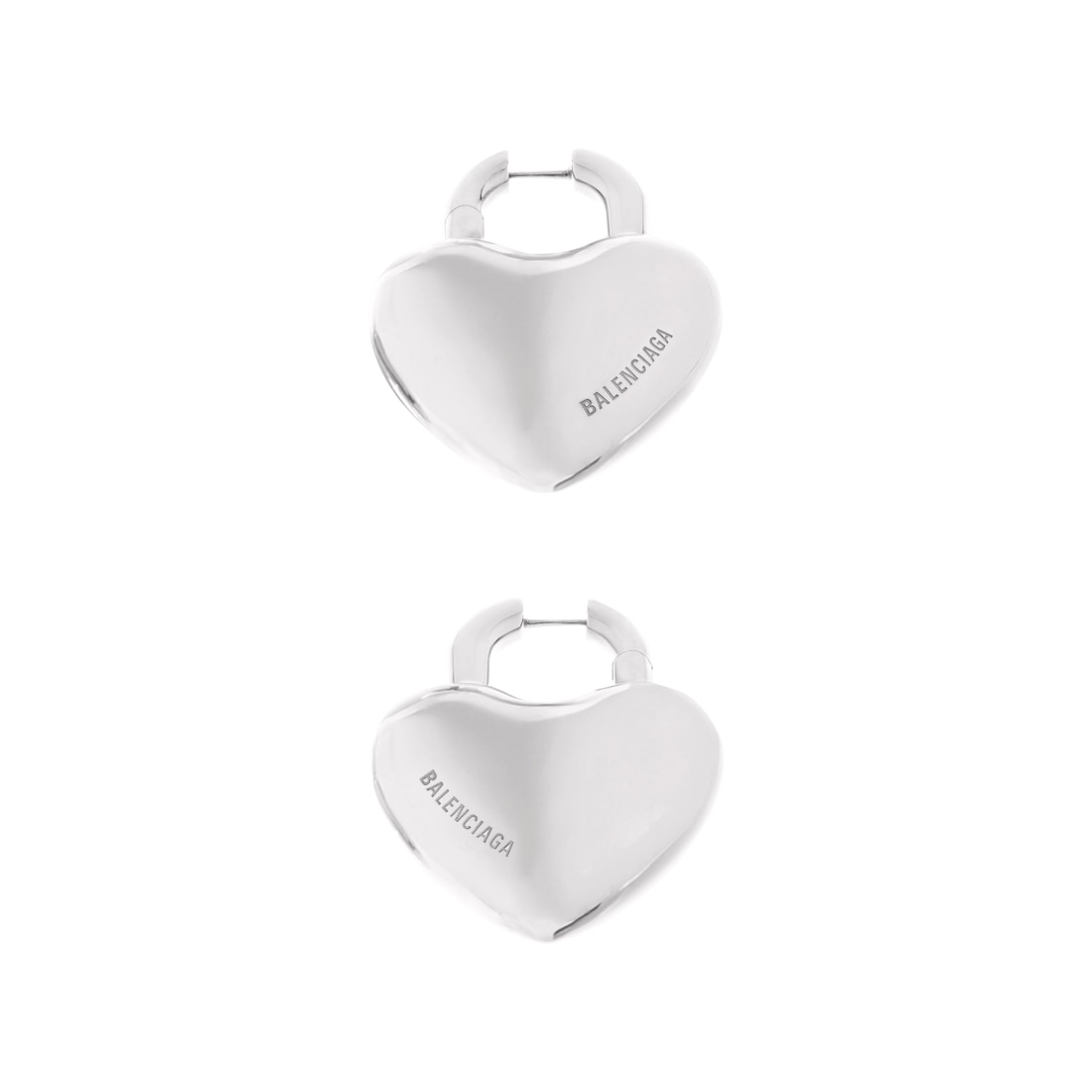 Balenciaga Pendientes Minnie Xl para Mujer en Plateado Ofertas de temporada