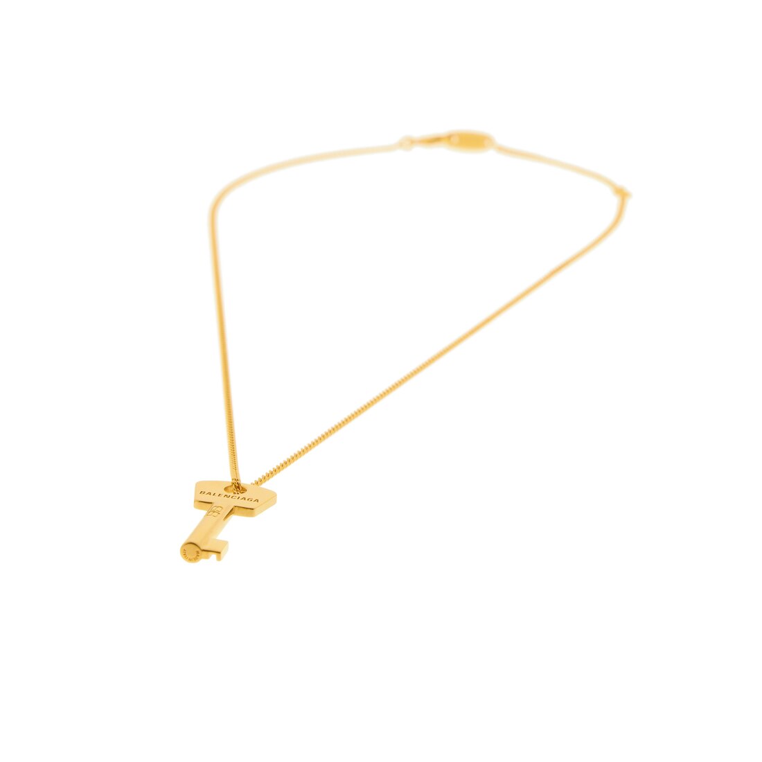 Balenciaga Collar Amour Key para Mujer en Dorado 2025