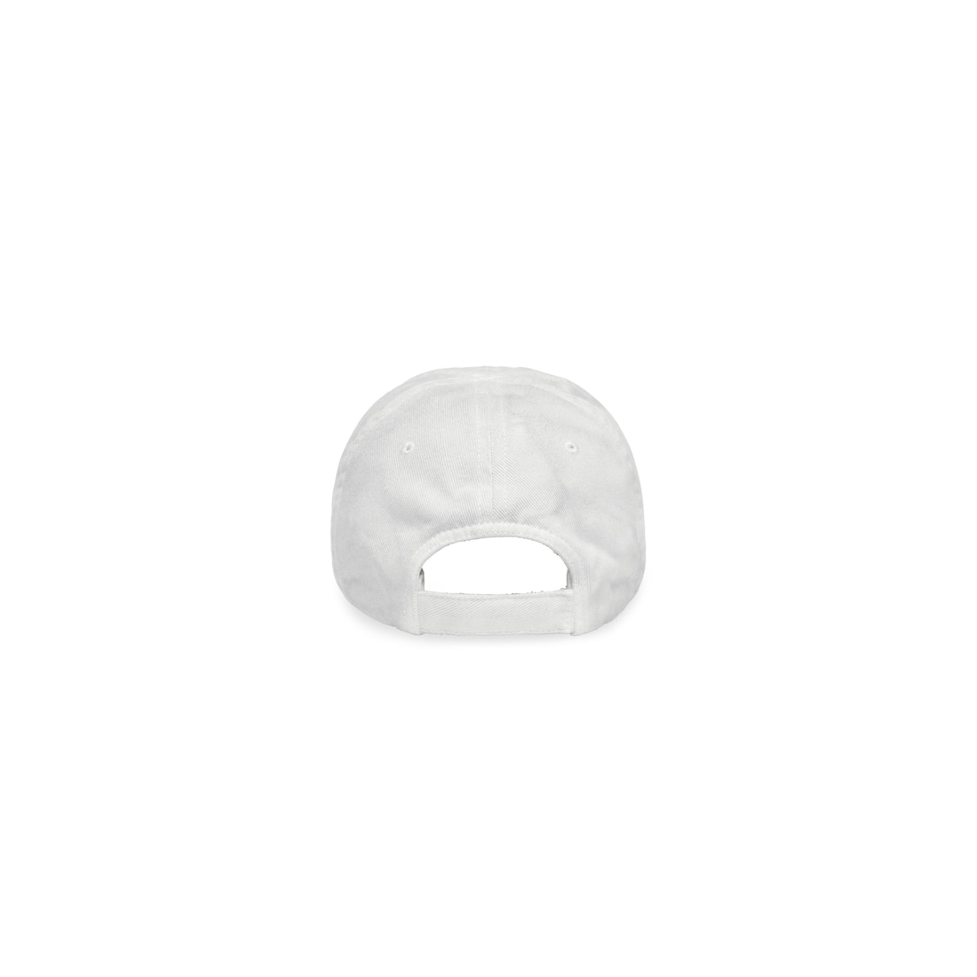 Balenciaga Gorra Double Logo en Blanco Gran oferta