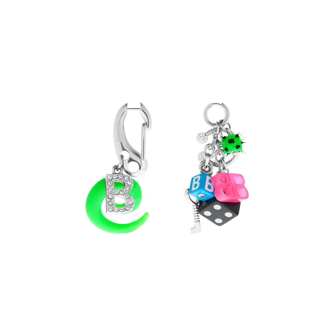 Balenciaga Pendiente Pigalle Collector para Mujer en Plateado/multicolor Rebajas de fábrica