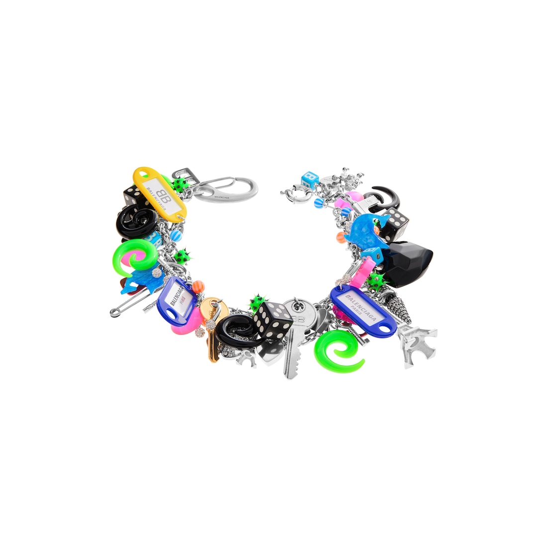 Balenciaga Collar Pigalle Collector para Mujer en Plateado/multicolor Los más vendidos