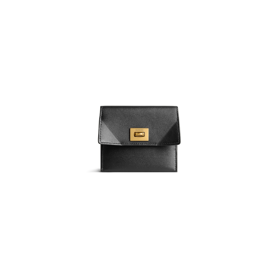 Balenciaga Tarjetero Con Solapa Rodeo para Mujer en Negro