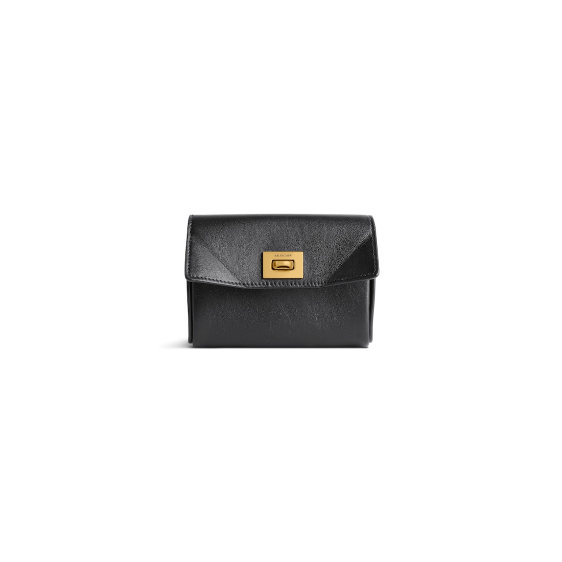 Balenciaga Tarjetero Con Solapa Rodeo para Mujer en Negro