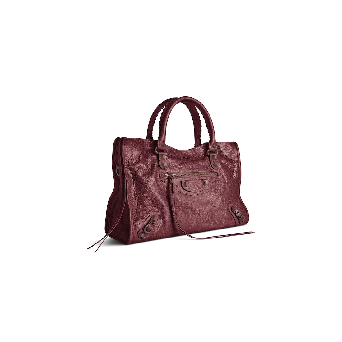 Balenciaga Bolso Le City Mediano para Mujer en Borgoña Rebajas online