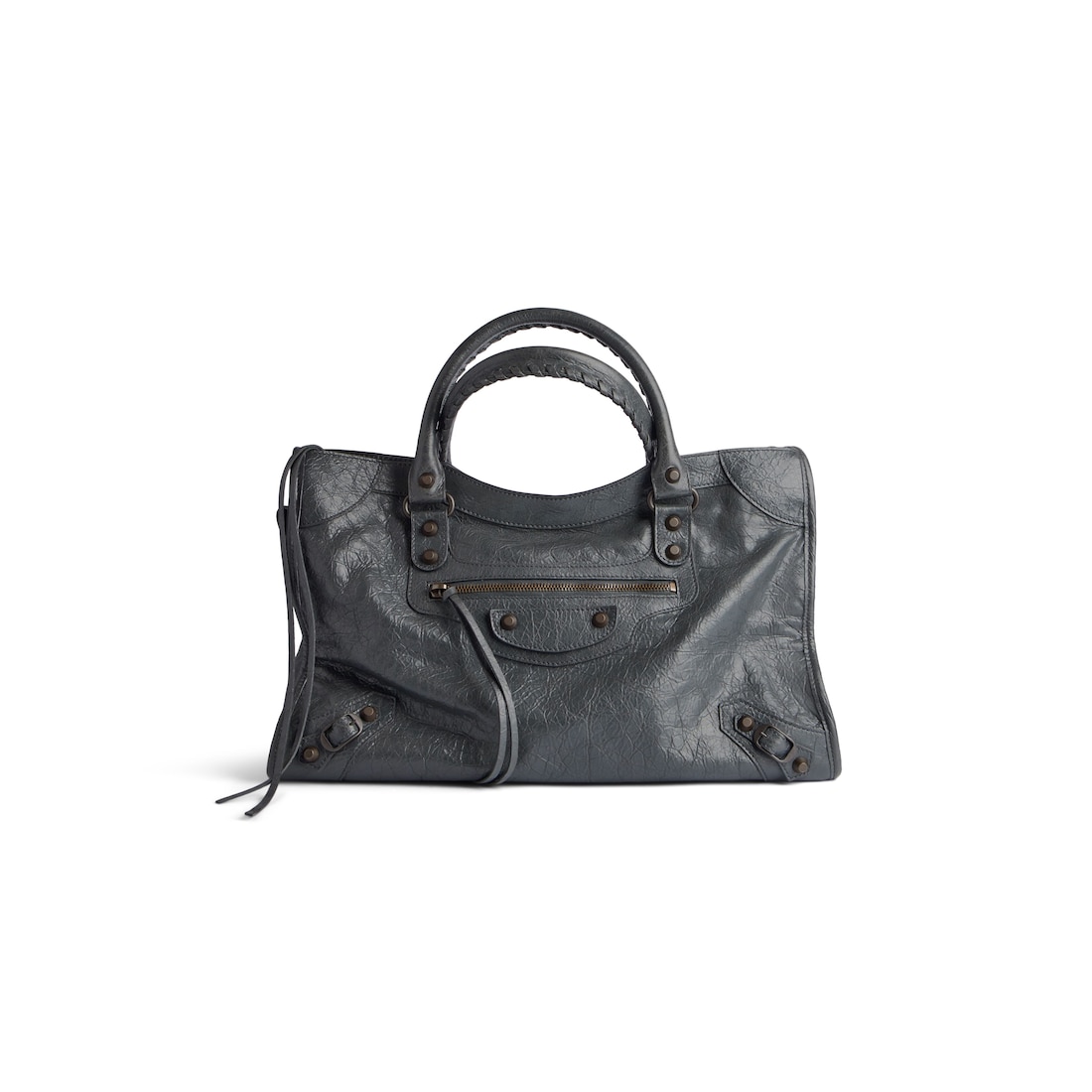 Balenciaga Bolso Le City Mediano en Roca Volcánica