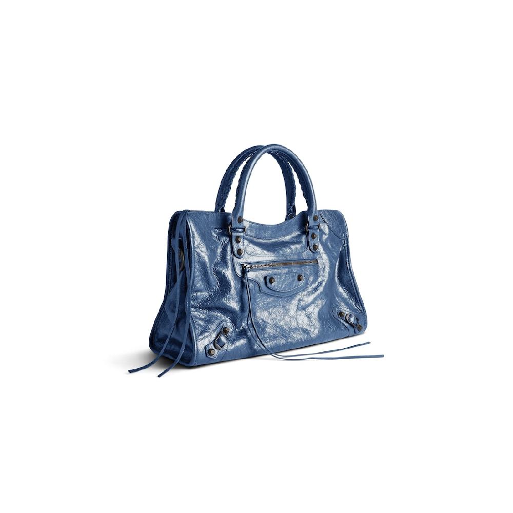 Balenciaga Bolso Le City Mediano para Mujer en Azul Mineral Últimos 3 días
