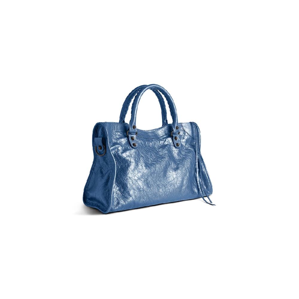 Balenciaga Bolso Le City Mediano para Mujer en Azul Mineral Últimos 3 días