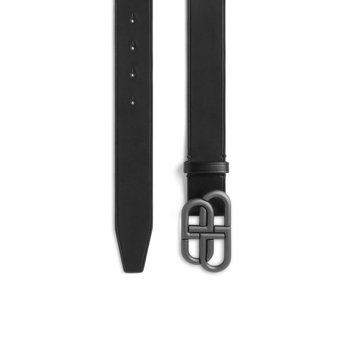 Balenciaga Cinturón Ancho Bb en Negro