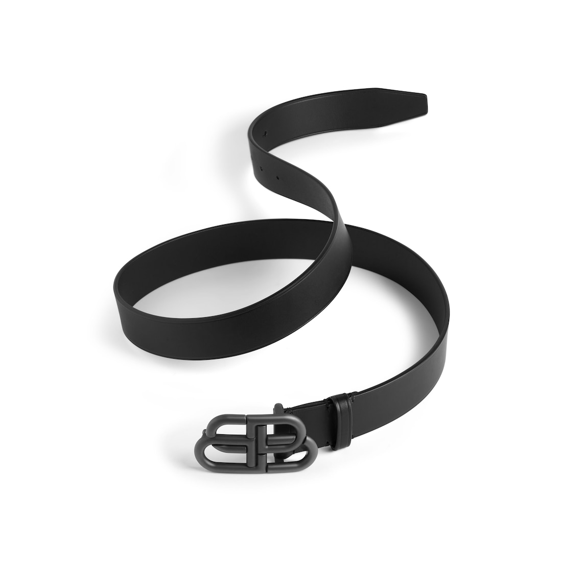 Balenciaga Cinturón Ancho Bb en Negro Últimos 2 días