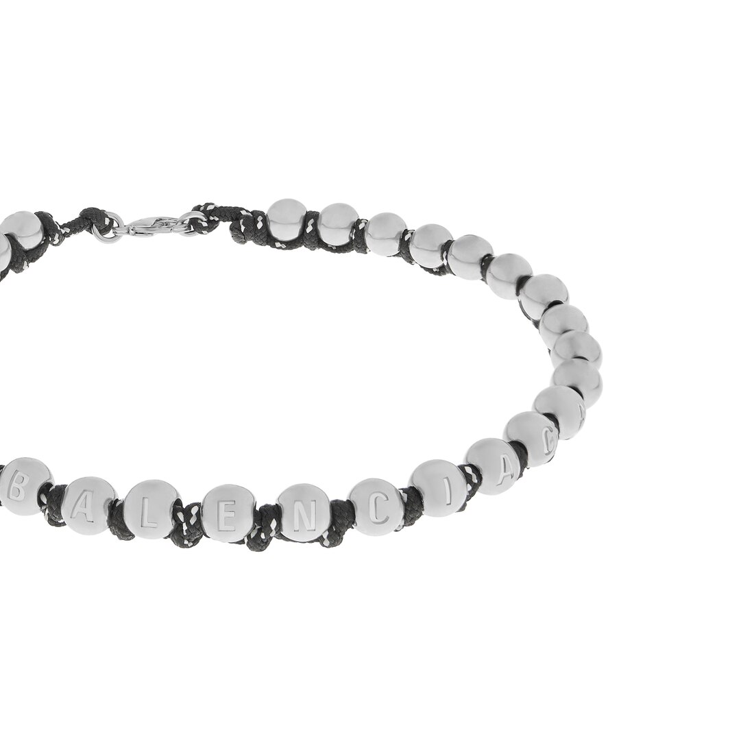 Balenciaga Choker Malibu Ball en Plateado Última moda