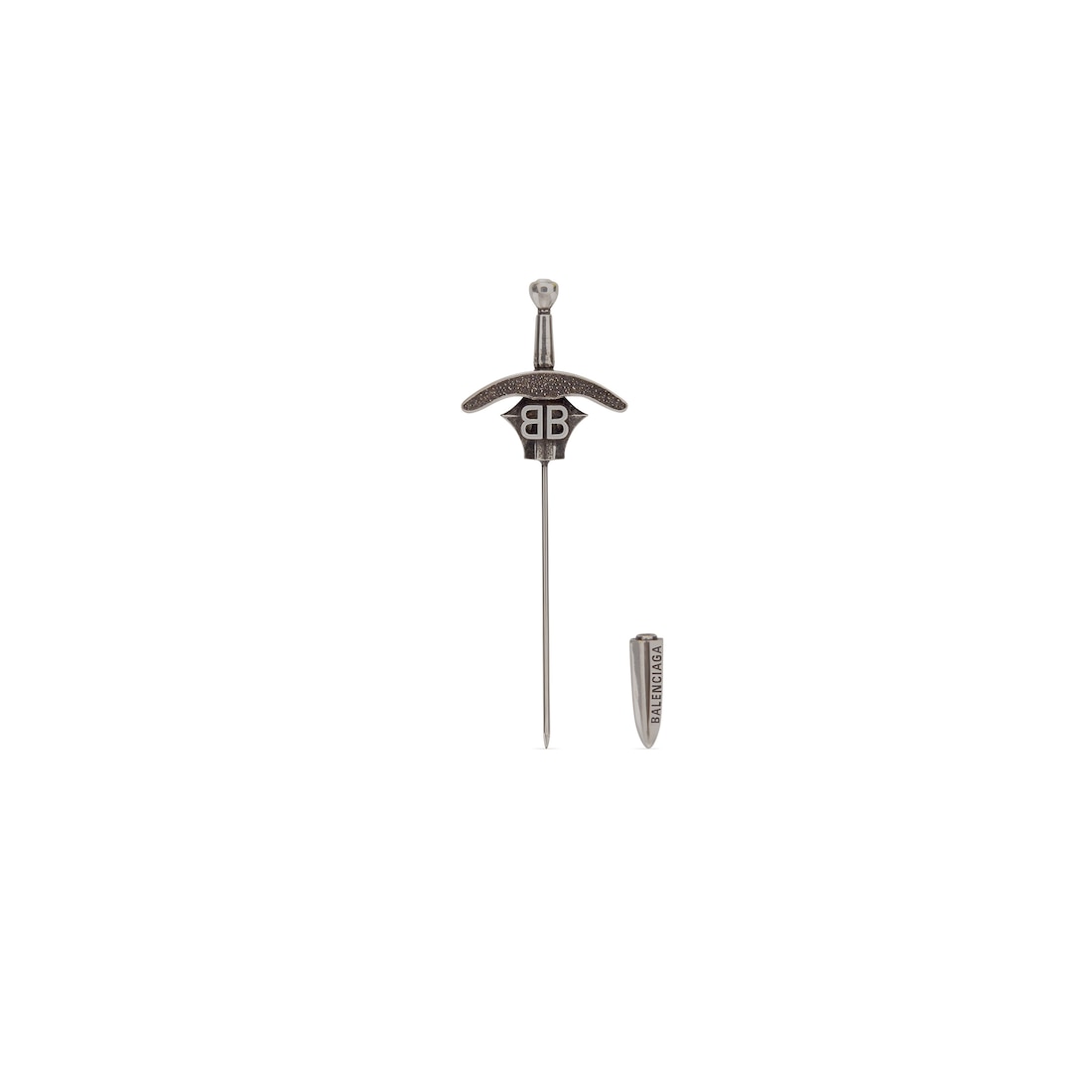 Balenciaga Broche Goth Sword en Plateado Antiguo Ofertas de temporada