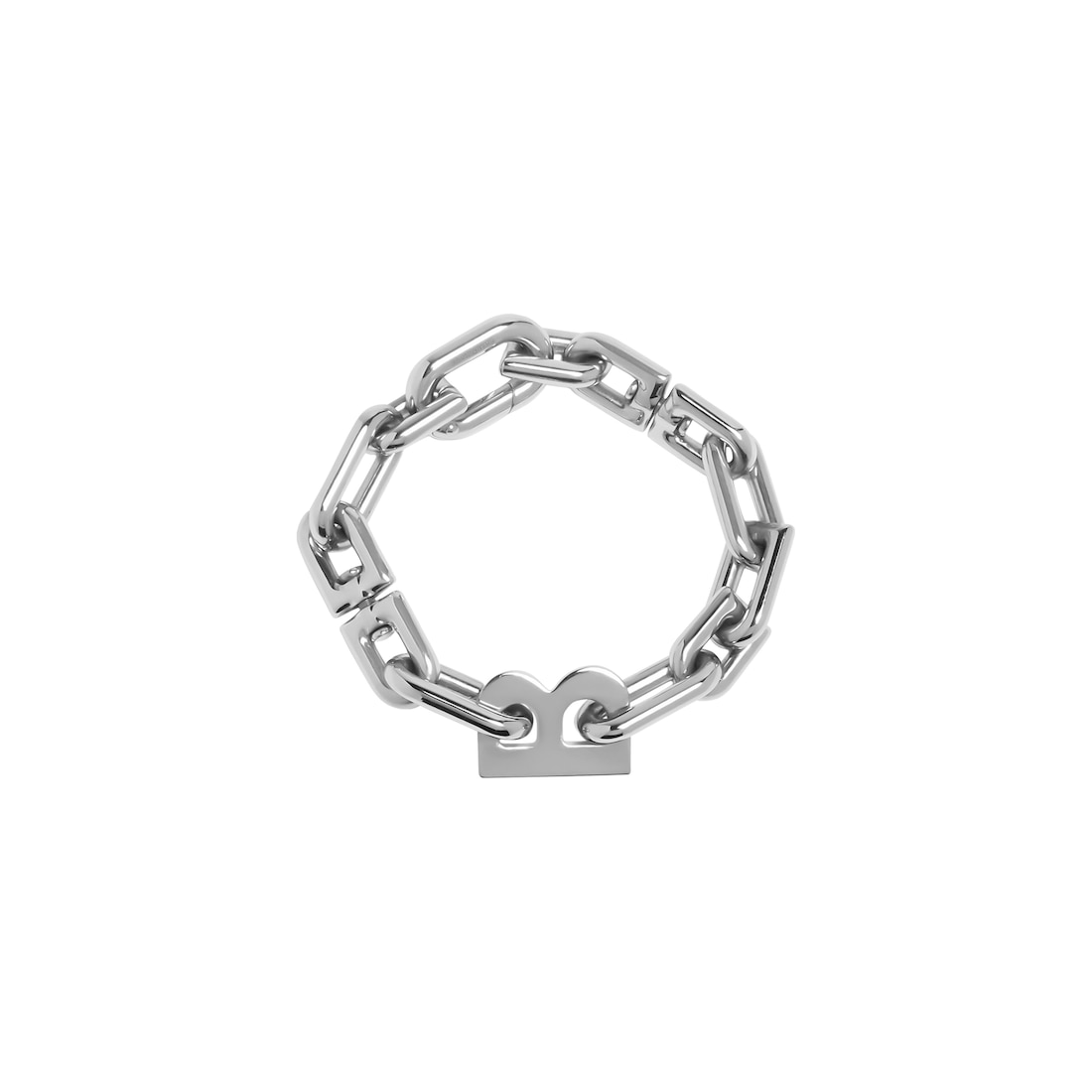 Balenciaga Pulsera Fina «b Chain» en Plata Devoluciones gratuitas