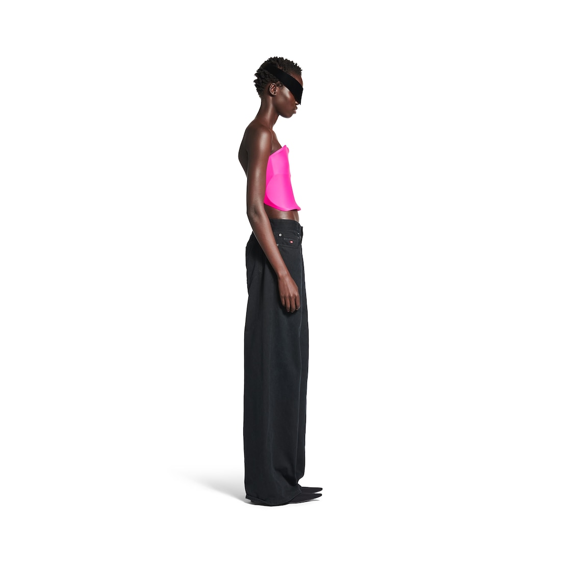 Balenciaga Top Estampado 3d para Mujer en Rosa Intenso Tienda