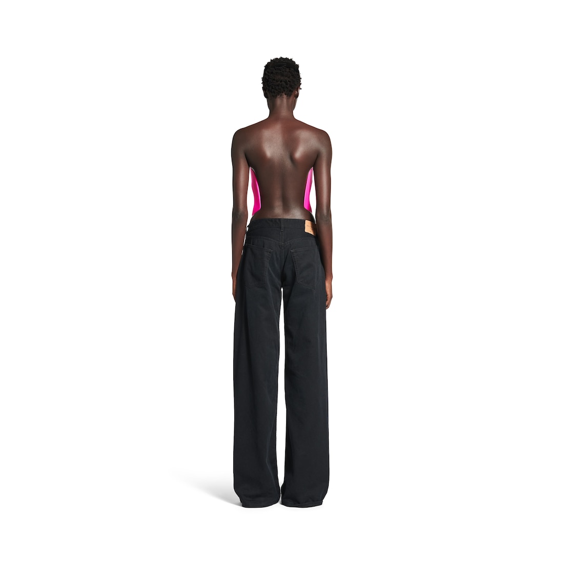 Balenciaga Top Estampado 3d para Mujer en Rosa Intenso Tienda