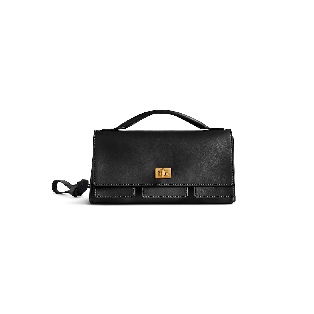 Balenciaga Clutch Bel Air Pequeño Con Correa para Mujer en Negro