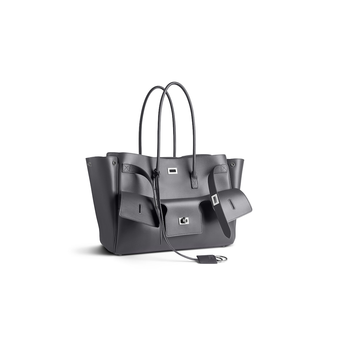 Balenciaga Bolso Carry All Bel Air Mediano para Mujer en Gris Precio de fábrica