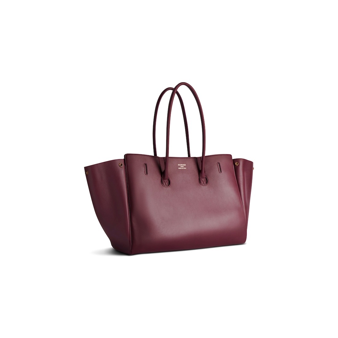 Balenciaga Bolso Carry All Bel Air Mediano para Mujer en Borgoña Oscuro Superdescuento