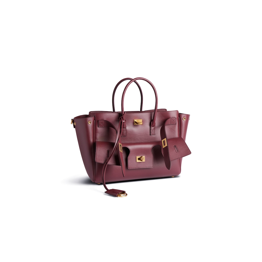 Balenciaga Bolso Carry All Bel Air Pequeño para Mujer en Borgoña Oscuro Grandes descuentos