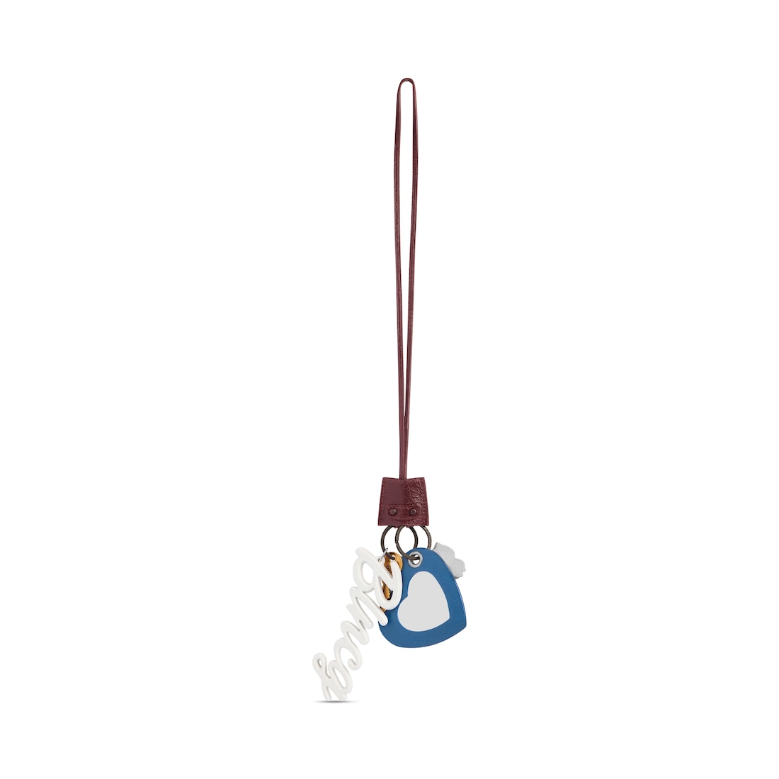 Balenciaga Charm Le City Heart para Mujer en Marrón Nuevo/azul Vaquero