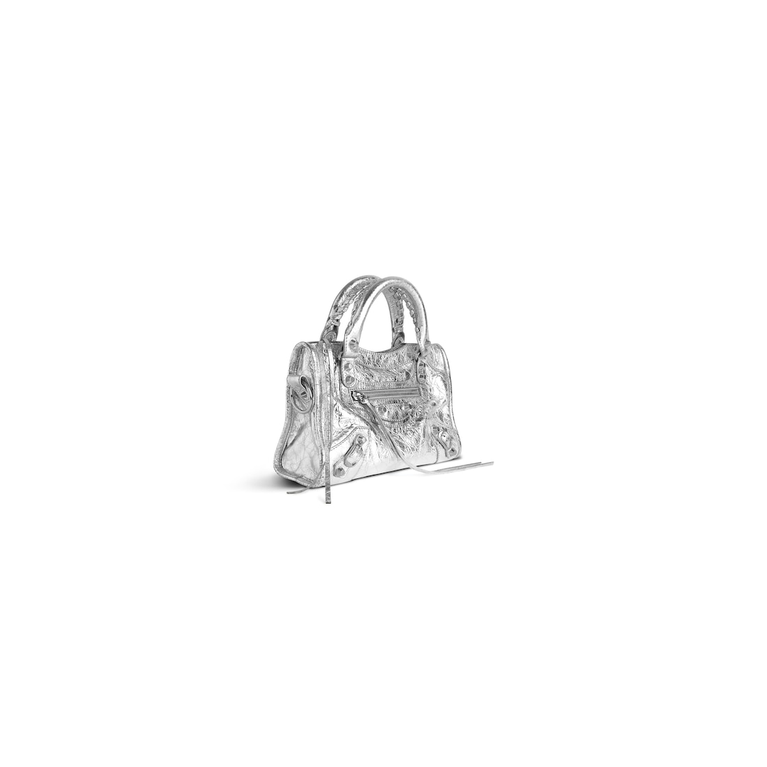 Balenciaga Minibolso Le City para Mujer en Plateado Ahorra y exporta