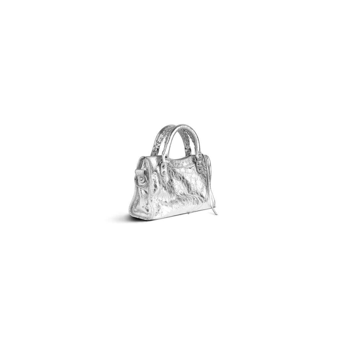 Balenciaga Minibolso Le City para Mujer en Plateado Ahorra y exporta