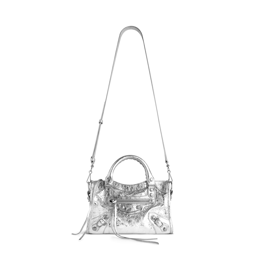 Balenciaga Minibolso Le City para Mujer en Plateado Ahorra y exporta