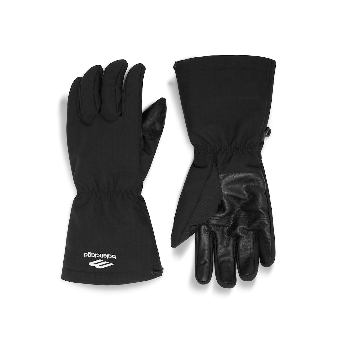 Balenciaga Guantes 3b Sports Icon Ski para Hombre en Negro Última moda