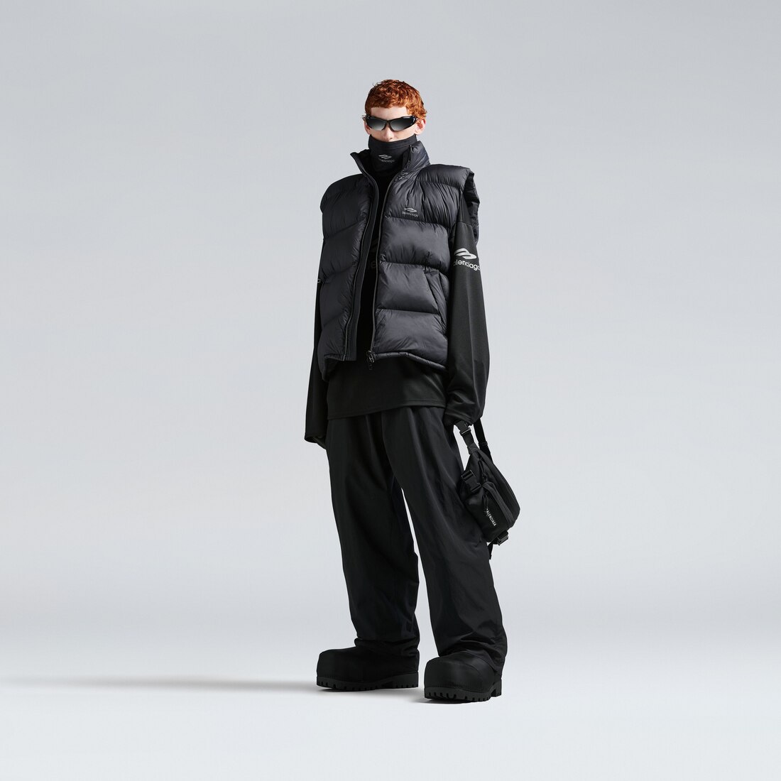 Balenciaga Bufanda Para Cuello 3b Sports Icon en Negro Ofertas de temporada