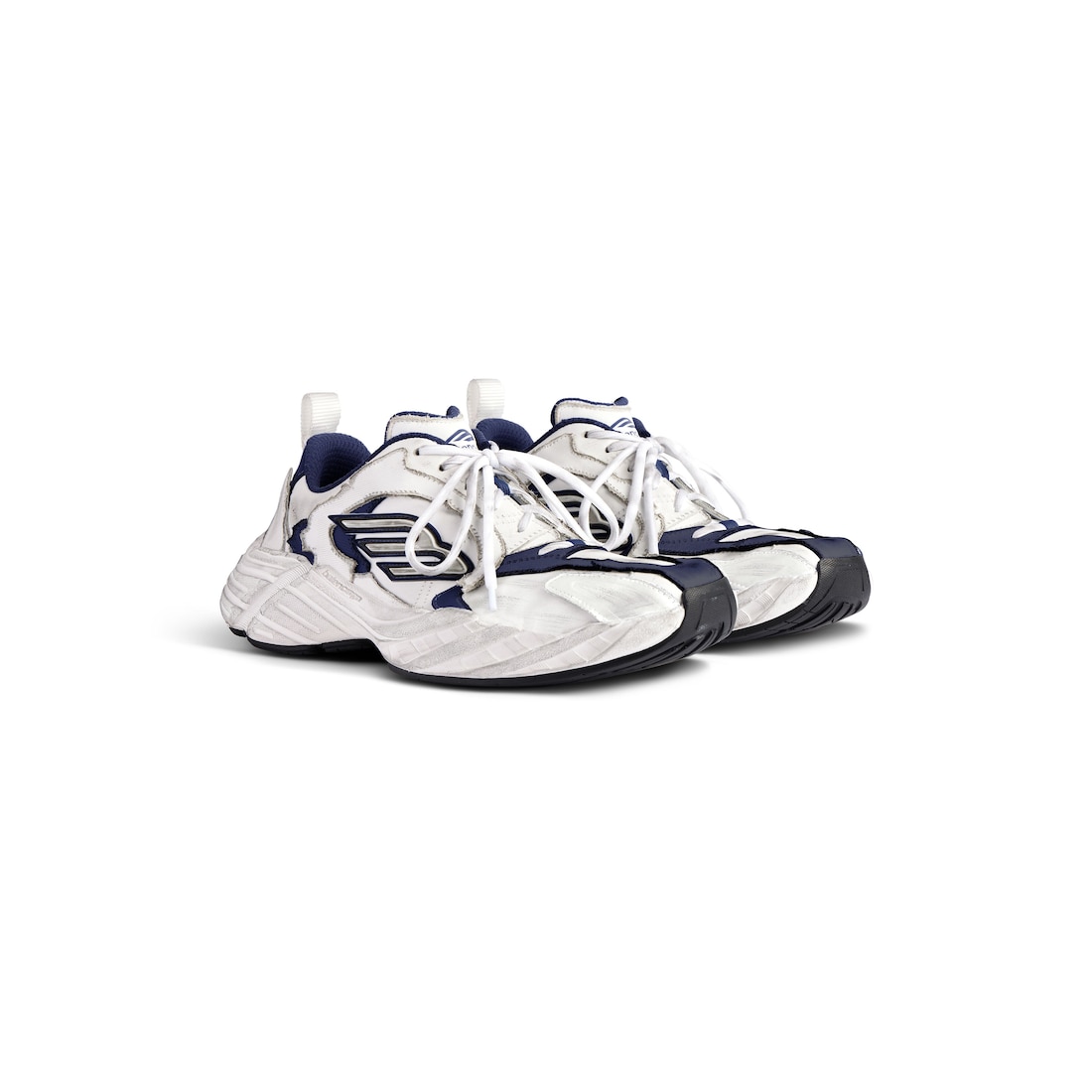 Balenciaga Monday Shoe para Hombre en Azul Marino/blanco En línea