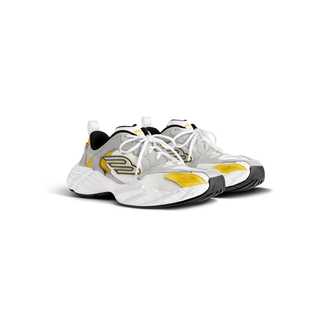 Balenciaga Monday Shoe para Hombre en Gris/blanco/amarillo/negro Outlet online