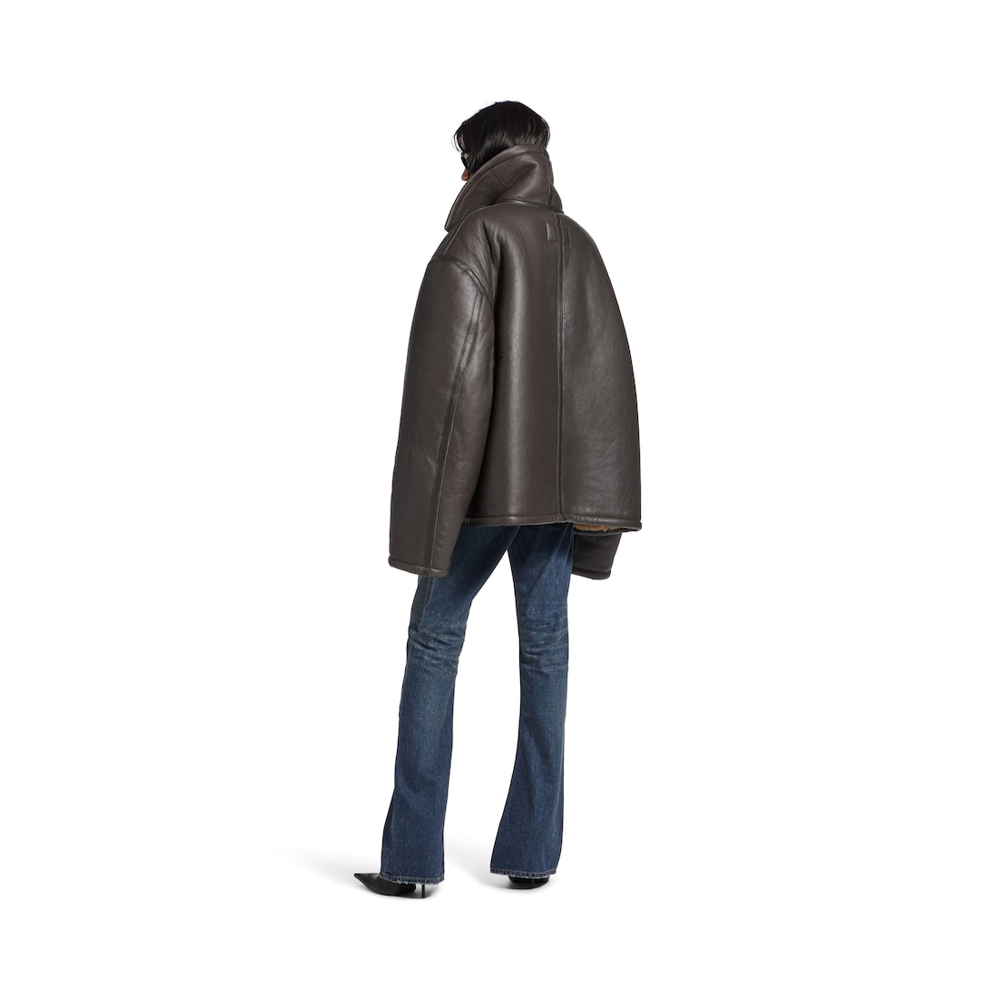 Balenciaga Chaqueta Aviator para Mujer en Marrón Los más vendidos