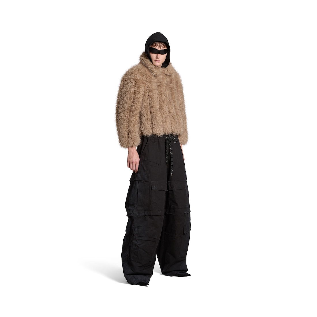 Balenciaga Chaqueta Ajustada para Mujer en Marrón
