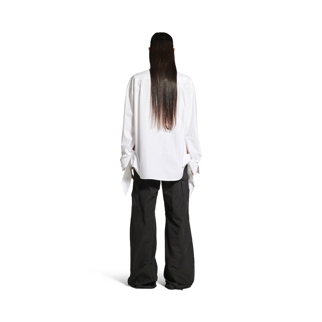 Balenciaga Blusa Puños Anudados para Mujer en Blanco COMPRAR AHORA