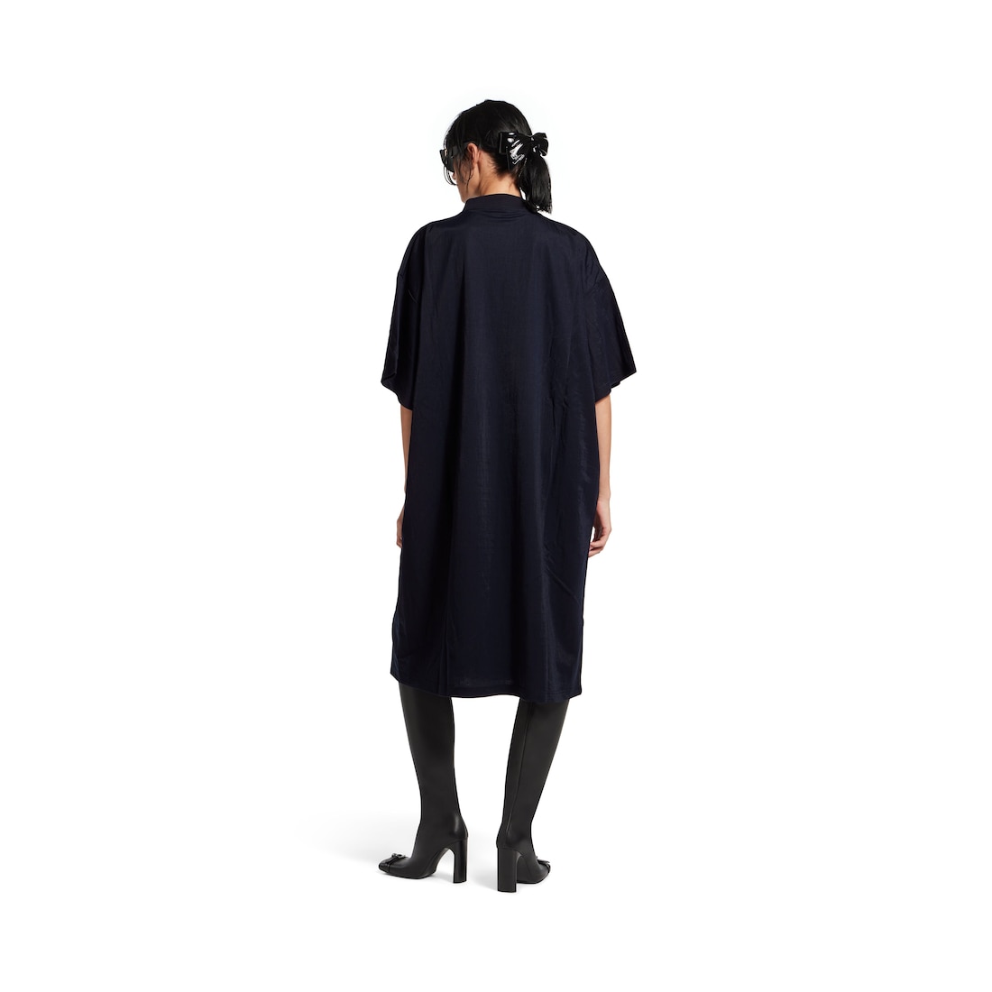 Balenciaga Vestido Camiseta para Mujer en Azul Marino Oscuro Envío internacional gratuito