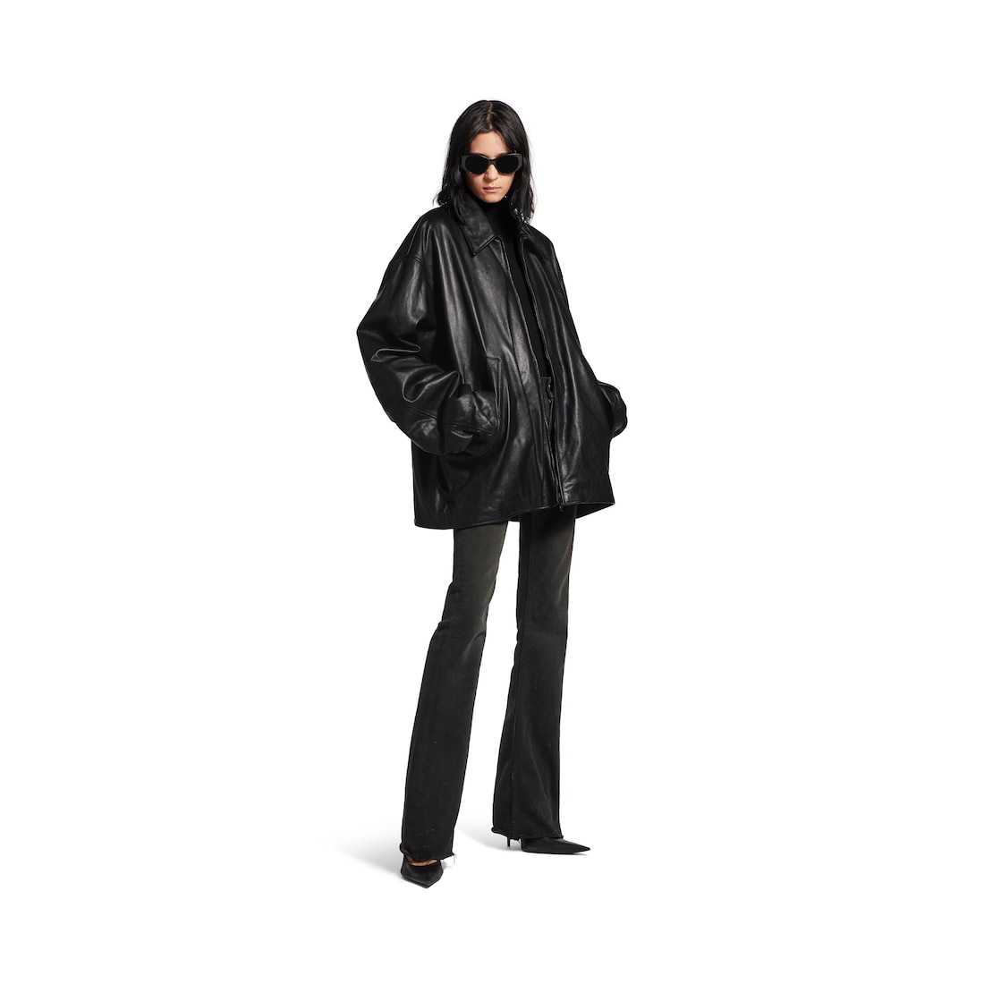 Balenciaga Chaqueta Taxi para Mujer en Negro