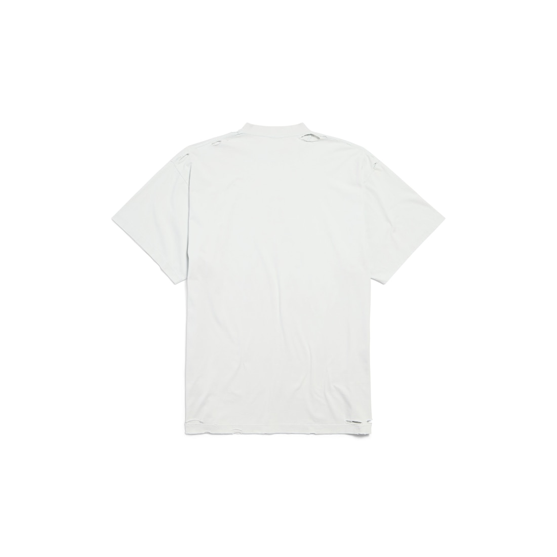 Balenciaga Camiseta Optical Oversized para Mujer en Blanco Oferta exclusiva