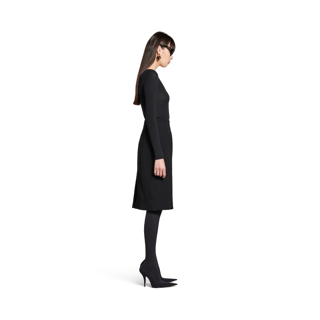 Balenciaga Top Bb Garderobe Décolleté para Mujer en Negro Rebajas de fin de temporada