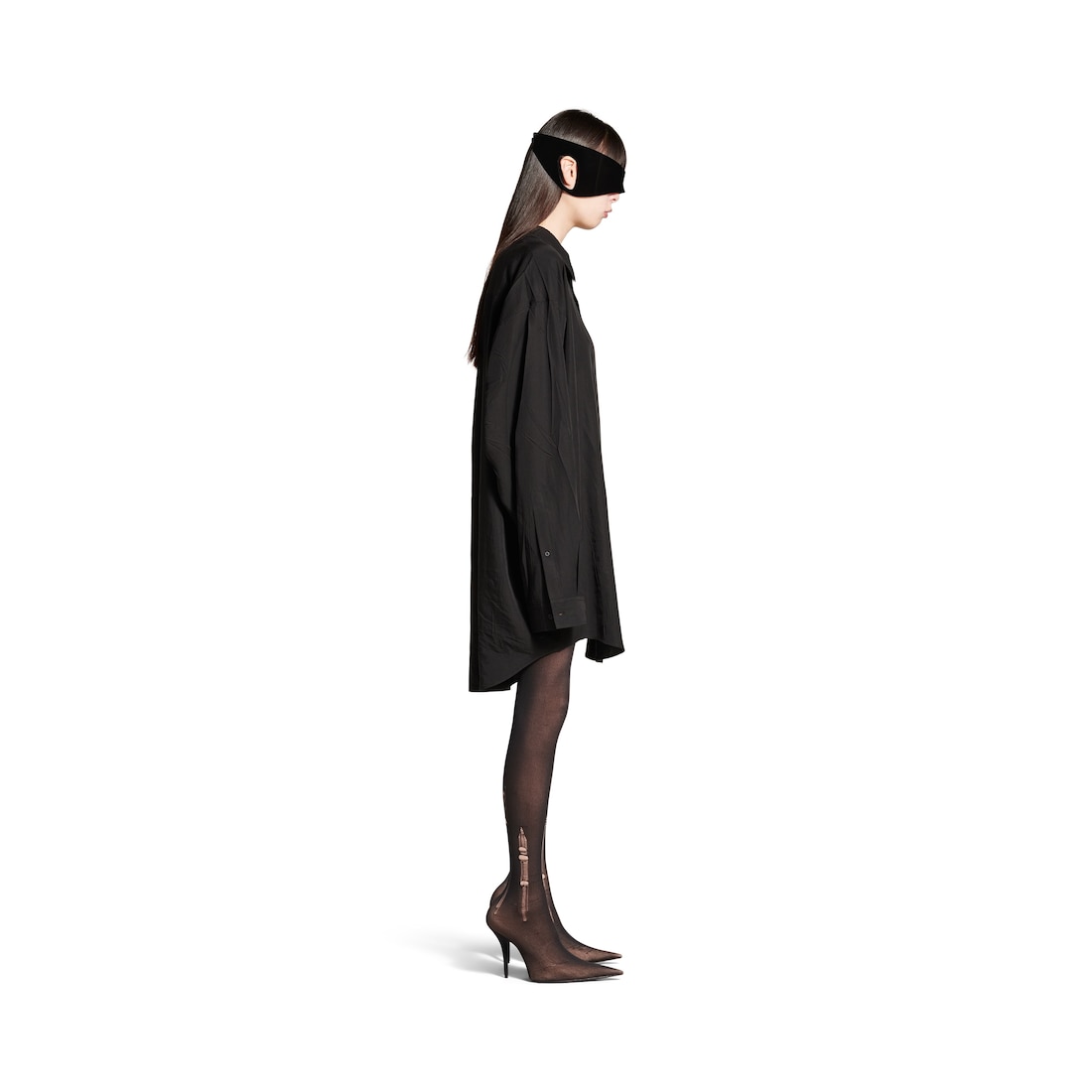 Balenciaga Camisa Fluida para Mujer en Negro Devoluciones gratuitas
