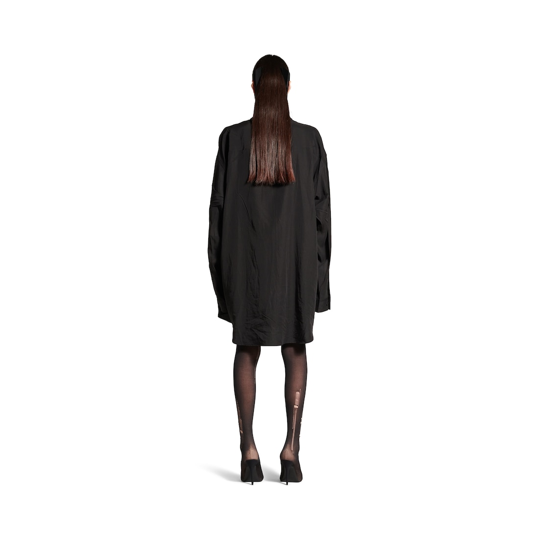 Balenciaga Camisa Fluida para Mujer en Negro Devoluciones gratuitas