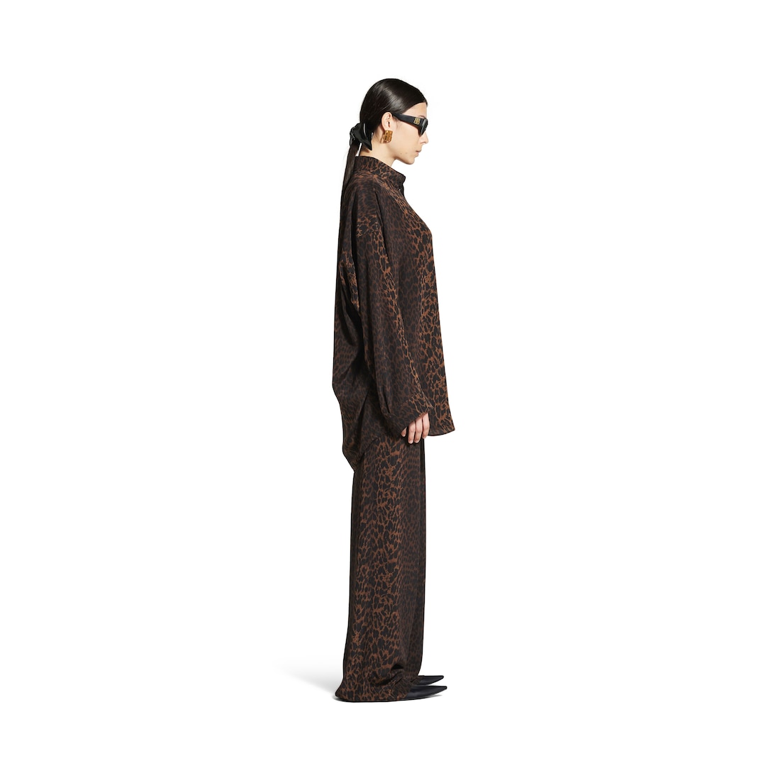 Balenciaga Pantalón De Pijama para Mujer en Marrón Rebajas de fábrica