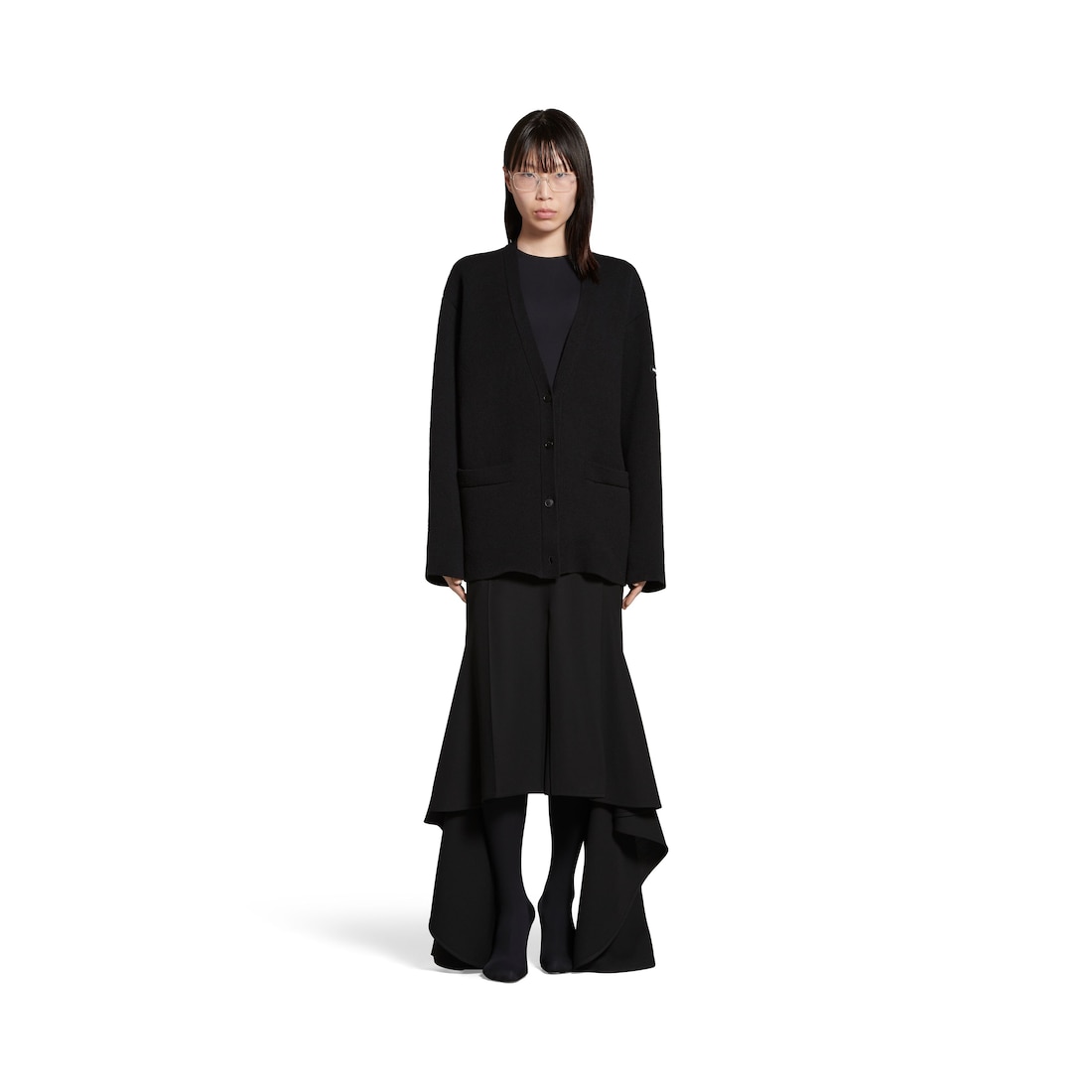 Balenciaga Cárdigan en Negro