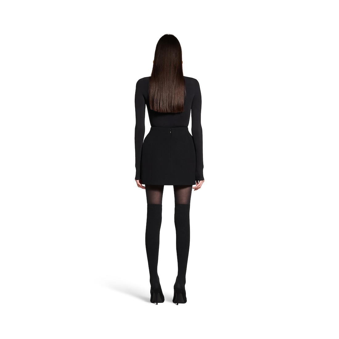 Balenciaga Falda Hourglass Mini para Mujer en Negro COMPRAR AHORA