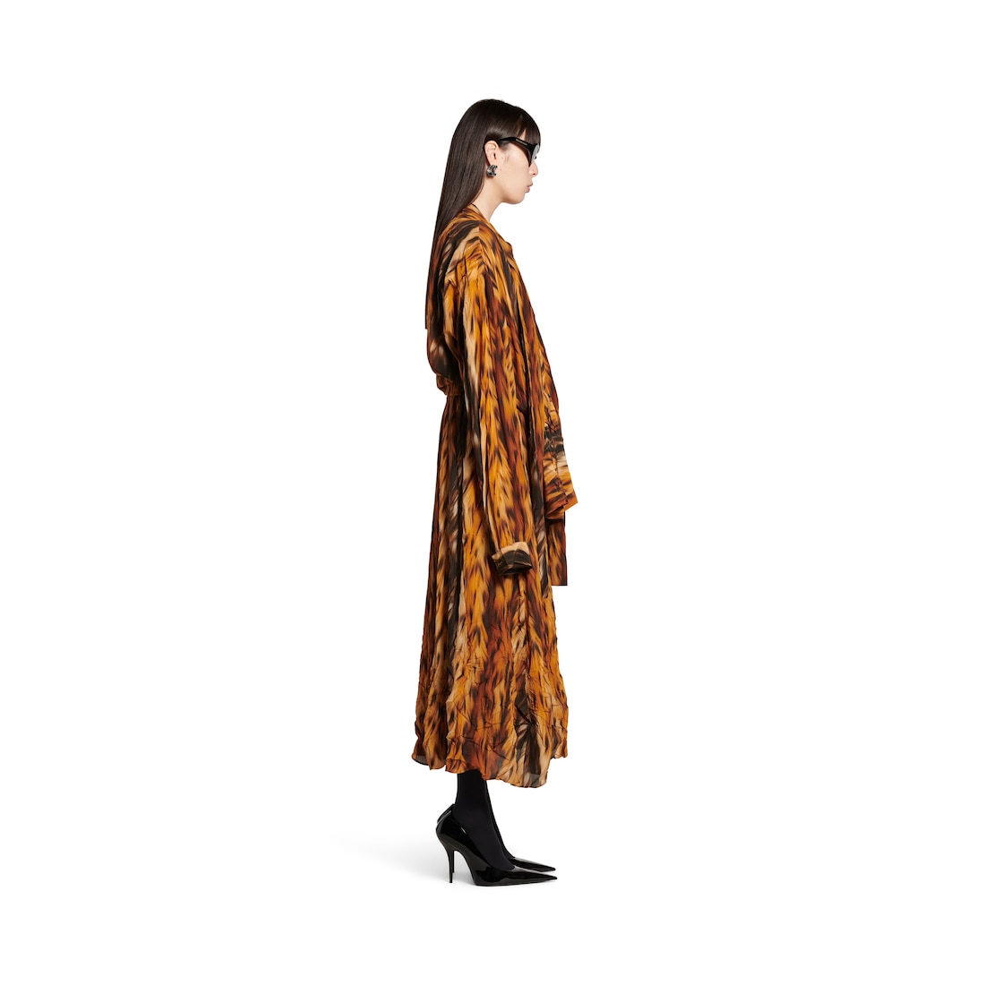Balenciaga Vestido Anudado para Mujer en Marrón Solo hoy