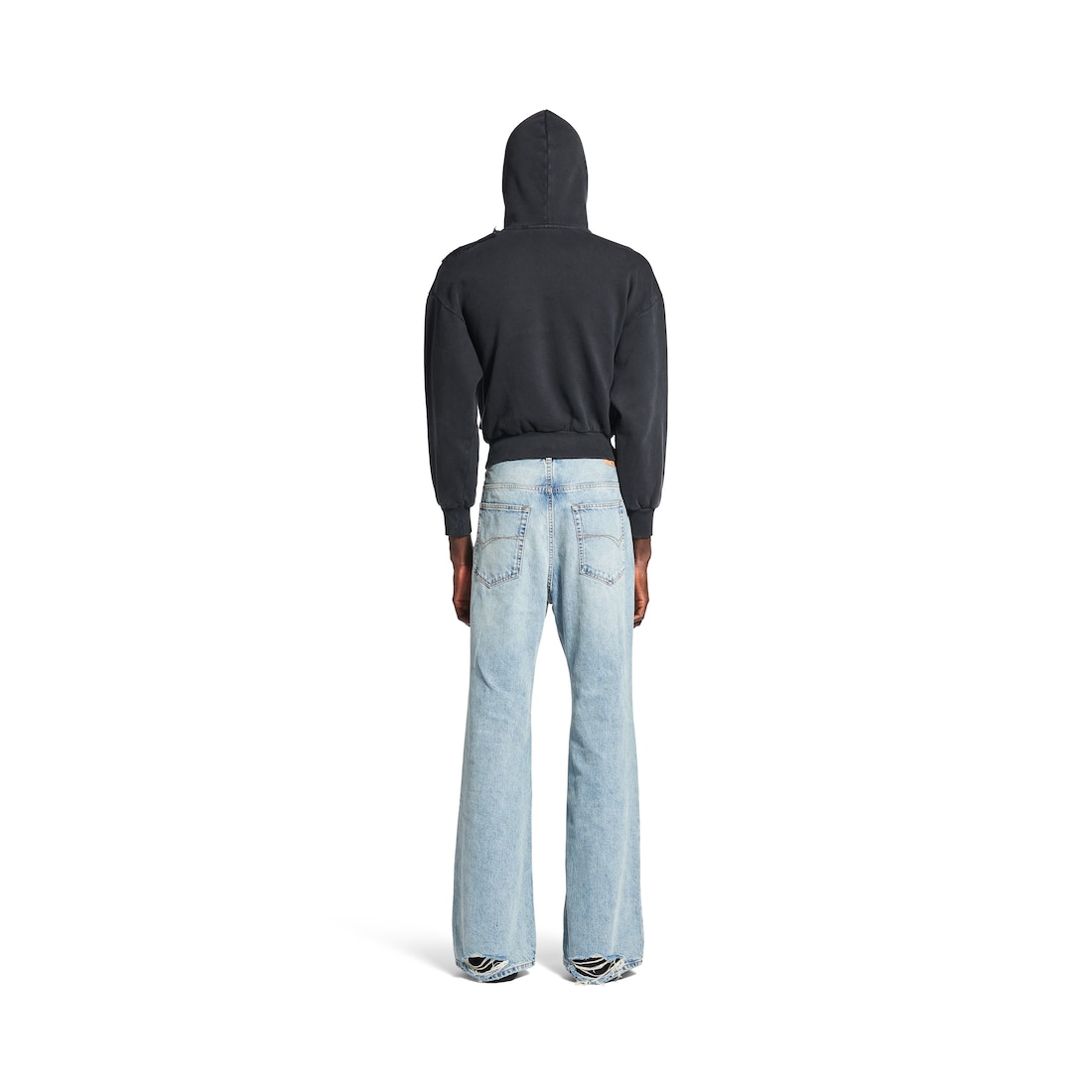 Balenciaga Pantalón Acampanado en Azul Claro Envío internacional gratuito